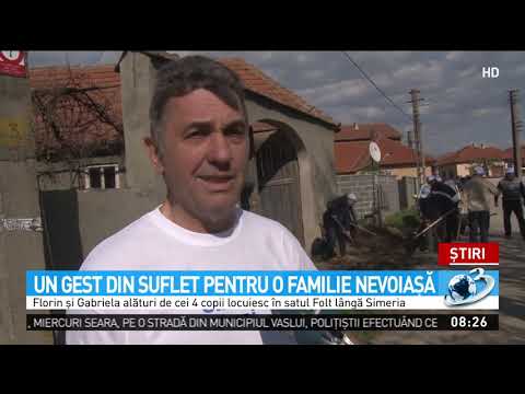 Un gest din suflet pentru o familie nevoiaşă