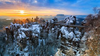 Sächsische Schweiz ein Wintertraum