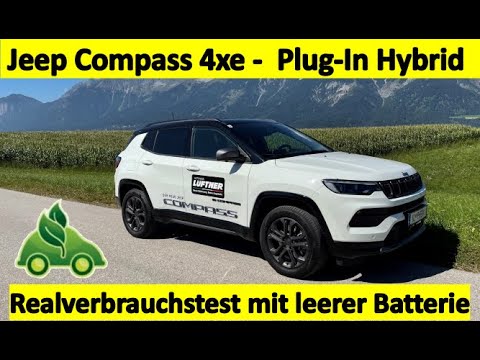 Jeep Compass 4xe Plug-In Hybrid - Realverbrauchstest mit leerer Batterie