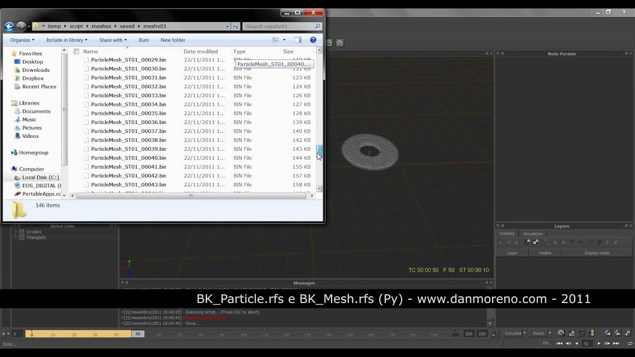 Realflow Scripts - BK_Mesh & BK_Particle