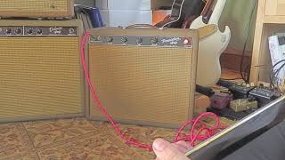 Video thumbnail for Early 60's Brownface Princeton Amp by Brook Hoover