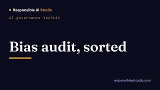 Manufacturing AI Bias Audit — EU AI Act & Product Liability