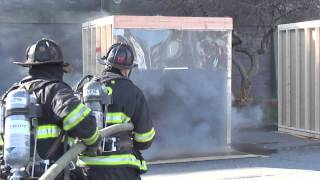 preview picture of video 'Salem Fire Department Live Fire Demonstration'