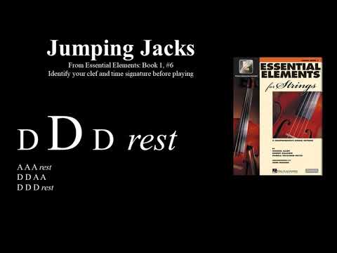 Jumping Jacks (#6) from Essential Elements for Strings
