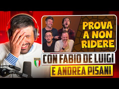 REAGISCO A PROVA A NON RIDERE con FABIO DE LUIGI & ANDREA PISANI