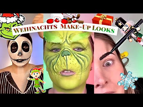 Paulas Weihnachts-Looks MIX 1 🎄🎅🏼 Grinch, Elf, Nussknacker & vieles mehr 😳