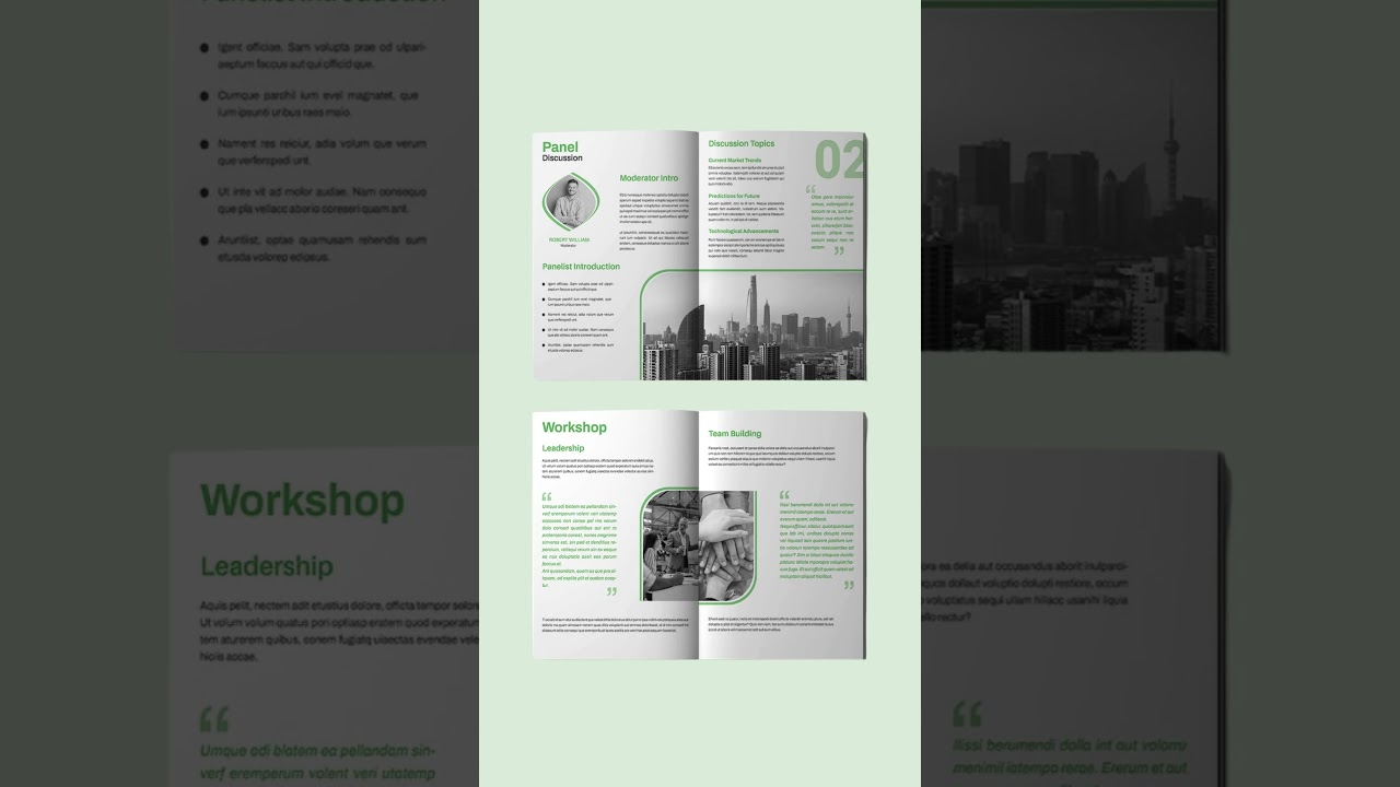 Conference Agenda Template | Superior 16+ Page Design