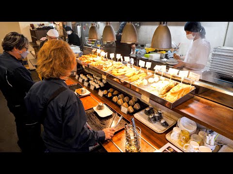 Hiroshima) ¡Tempura! ¡bola de arroz! Una mirada de cerca al enorme restaurante udon de autoservicio de carne 丨 Tempura y Udon Restaurant: estilo japonés