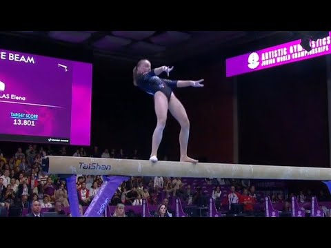 Elena Colas 🇫🇷 12,600 Beam Final - Junior World Championships 2025