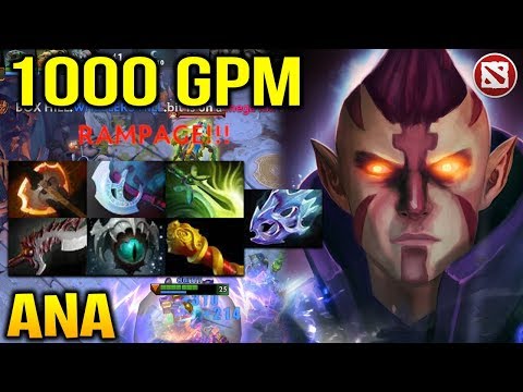 Ana Anti-mage 7.21 | 1000 GPM Totally Insane Carrier