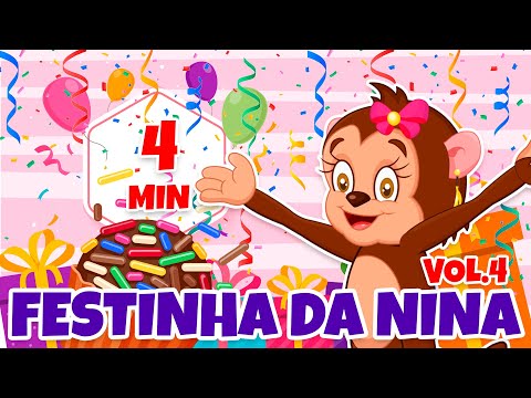 Festinha da Nina Vol. 4 - Giramille 4 min | Desenho Animado Musical