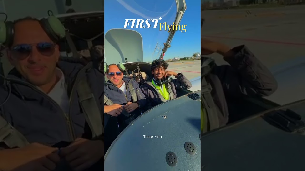 You don’t feel like a pilot on day one. You feel responsible #Firstflying #Aviacons #pilotlife