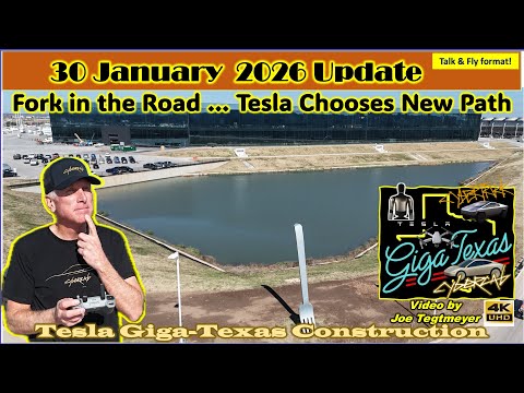 80 Megapacks & Fans for Cortex 2! Rare Friday Production Day! 30 Jan 2026 Giga Texas Update(11:35AM)