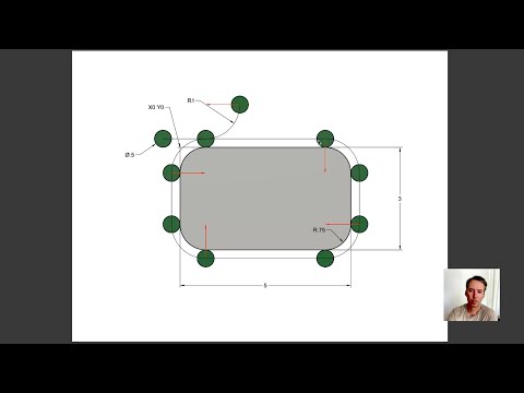 CNC mill intro to G-code - Part 2 (G2 and G3)