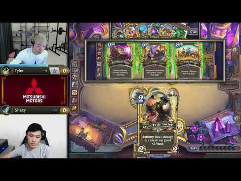 Tyler vs Shaxy ||《爐石戰記》大師職業賽 亞太區 第二季 - W2D2