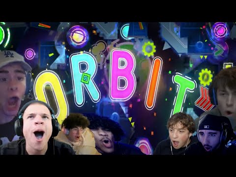 Every Youtuber/Streamer react to Orbit by Mindcap and more | Geometry Dash
