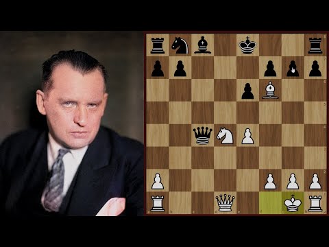 Prelepim žrtvama Aljehin potpuno preokrenuo partiju - odbijeni damin gambit