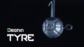 Jigová hlava s držákem Delphin Tyre 50g_vel.8/0_3ks