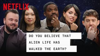 We asked the 3 Body Problem cast if they think aliens are real | Netflix
