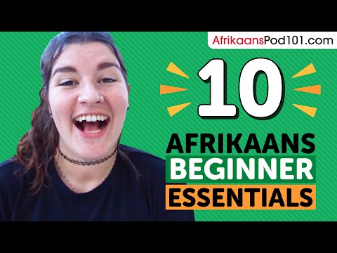 Learn Afrikaans: 10 Beginner Afrikaans Videos You Must Watch