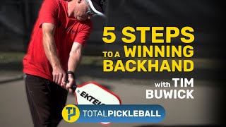 How to Hit a Pickleball Backhand in 5 Steps