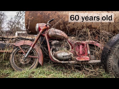 Restoration Abandoned old Motorcycle 1962s Jawa 250cc 2-Stroke - PART 1