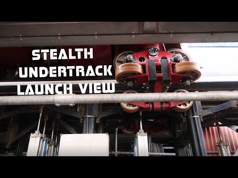 Stealth undertrack launch view - Thorpe Park