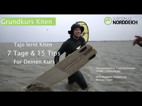 Surfschule Norddeich Kitesurfen lernen VDWS Level 0-5 #Grundkurs Kiten für Anfänger