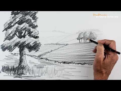 Start Drawing PART 5 Create distance in a Landscape