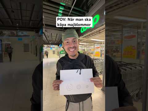 När man ska köpa majblommor 😭