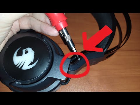 How to fix Roccat Elo Air 7.1 cracked headphones super glue baking soda