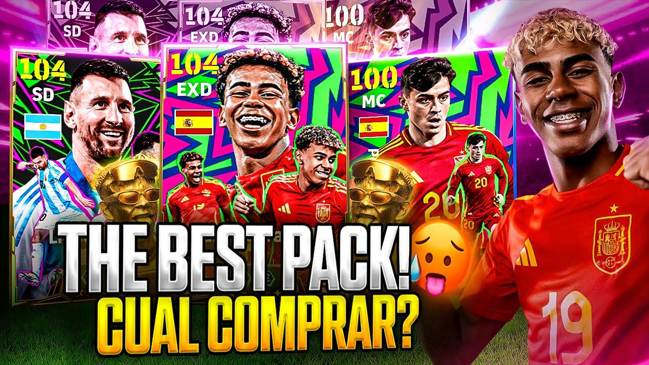 😱Pack Lamine Yamal vs Messi Pack ¿CUAL COMPRAR?🎁🐐TIPs y ESTADISTICAS AL MAXIMO🔥
