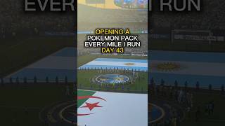 Opening A Pack At The FIFA World Cup!! | Day 43 Of Opening A Pokemon Pack For Every Mile I Run