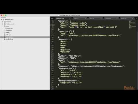 Learning React js with Flux Packing the Client Side Code| packtpub com