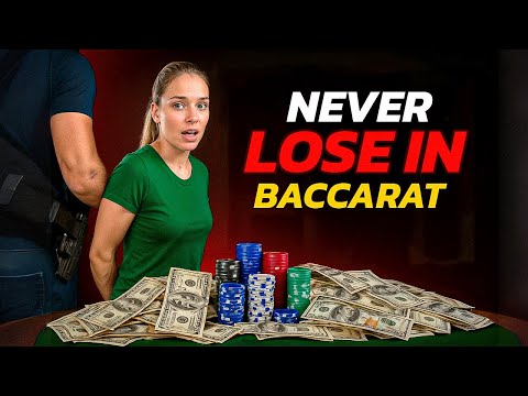 This BACCARAT STRATEGY Feels ILLEGAL 👮 How to Always Win At BACCARAT