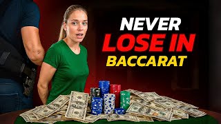 This BACCARAT STRATEGY Feels ILLEGAL 👮 How to Always Win At BACCARAT