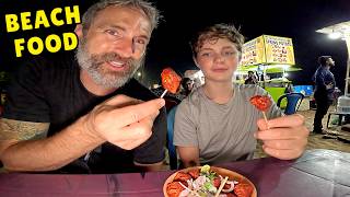 We Ate EVERYTHING for $7 at Marina Beach Night Market! Spicy Heaven 🇮🇳