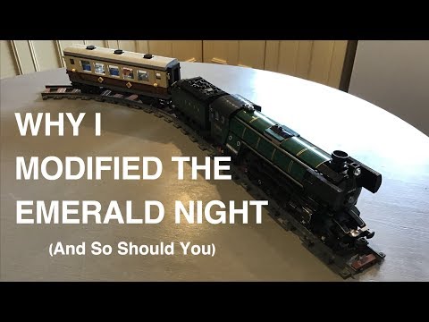 LEGO Train Mod | Emerald Night 10194 Modification Video (WHY?)