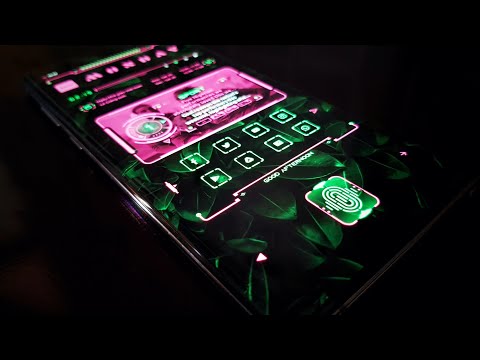 Cyber KLWP theme - NEON SPACE