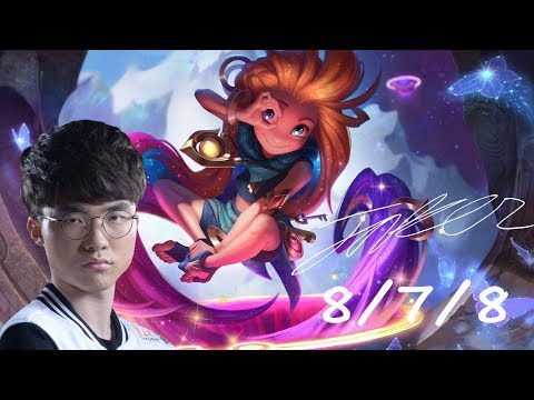 SKT Faker Zoe, KDA 8/7/8 Faker Stream Jan 04, 2019
