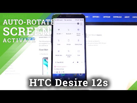 How to Enable Auto-Rotation in HTC Desire 12s – Turn On/Off Automatic Rotation