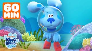 Blue & Josh Skidoo into Fun Worlds for 2 HOURS! 🌊🐾 | Blue's Clues & You
