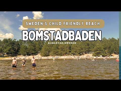 Bomstadbaden: Best Child-Friendly Beach in Karlstad, Sweden 👨‍👩‍👧‍👦🌊 | Summer Destination in Sweden