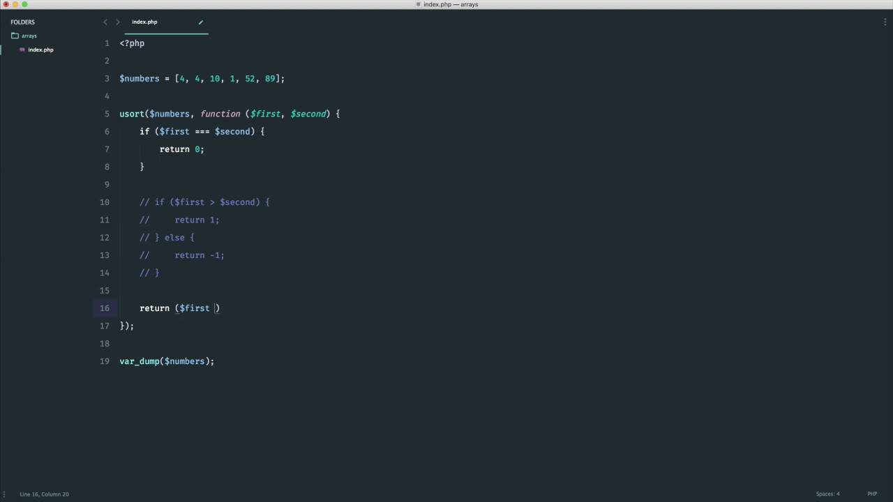 Arrays are everything: Sorting arrays