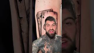 Why is every rapper getting an Ace of Spades tattoo?