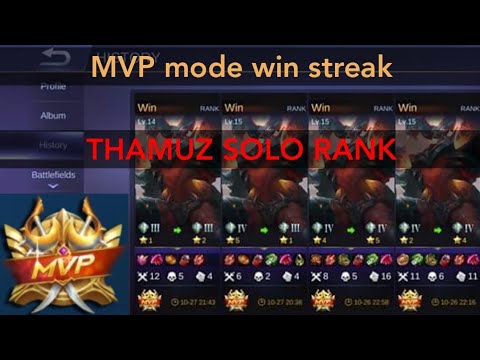 Thamuz MOBILE LEGENDS- Best Gameplay-MVP Mode Wins Streak