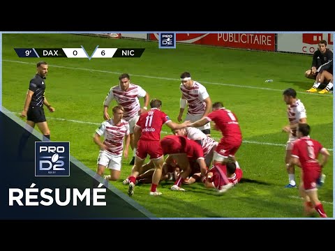 PRO D2 Saison 2024-2025 J09 - Résumé US Dax - Stade Niçois Rugby