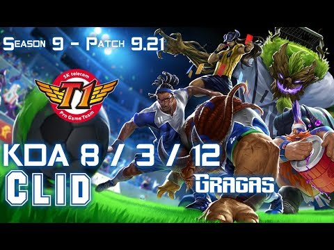 SKT T1 Clid GRAGAS vs PANTHEON Jungle - Patch 9.21 EUW Ranked