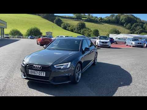 2017 AUDI A4 BLACK EDITION 2.0 TDI Auto Diesel S-Line Virtual Cockpit for sale Castle Motors