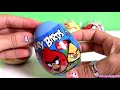 NEW Angry Birds Surprise Eggs Review By Disneycollector Chocolate Sorpresa Huevos